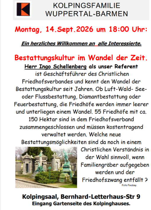 Bestattungskultur im Wandel der Zeit