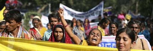 Demo-in-Indien