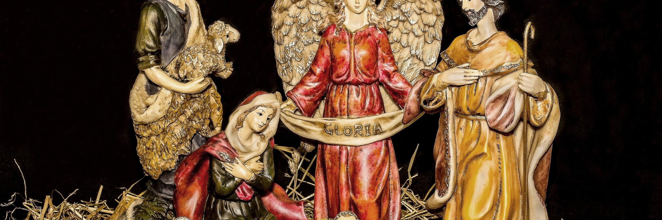 Christmas crib figures