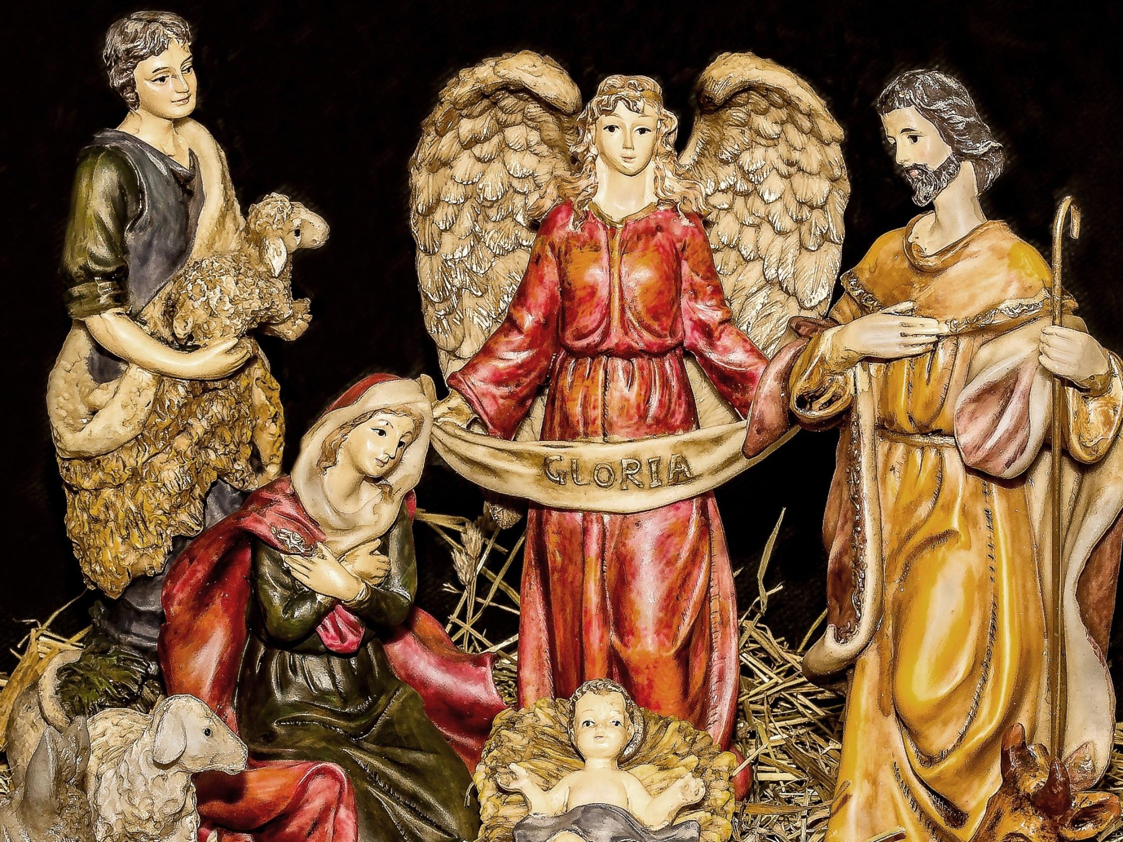 Christmas crib figures