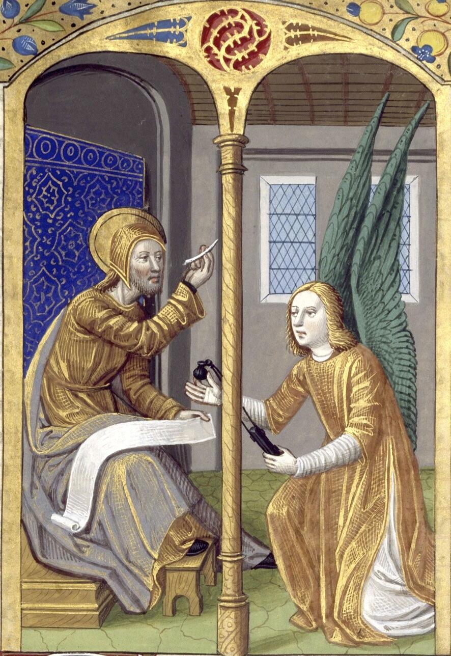 Matthäus | Meister des Jacques de Besançon, Stundenbuch Karls VIII., Spanische Nationalbibliothek, Madrid (c) matthaeus1624701_bistum_augsburg Matthäus | Meister des Jacques de Besançon, Stundenbuch Karls VIII., Spanische Nationalbibliothek, Madrid